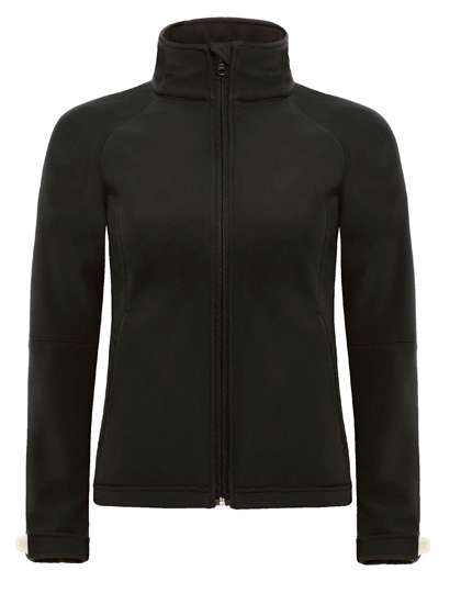 B&C COLLECTION Women´s Hooded Softshell Black XS (BCJW937)