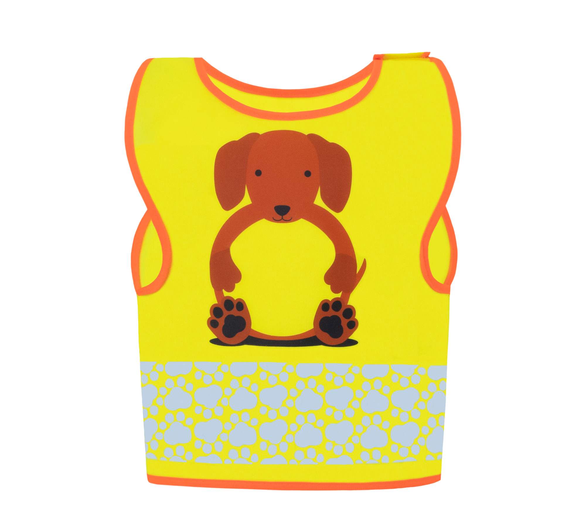 Korntex Children's Safety Vest Funtastic Wildlife CO² Neutral Unicorn Yellow XS (3-6 Jahre) (KX119K)