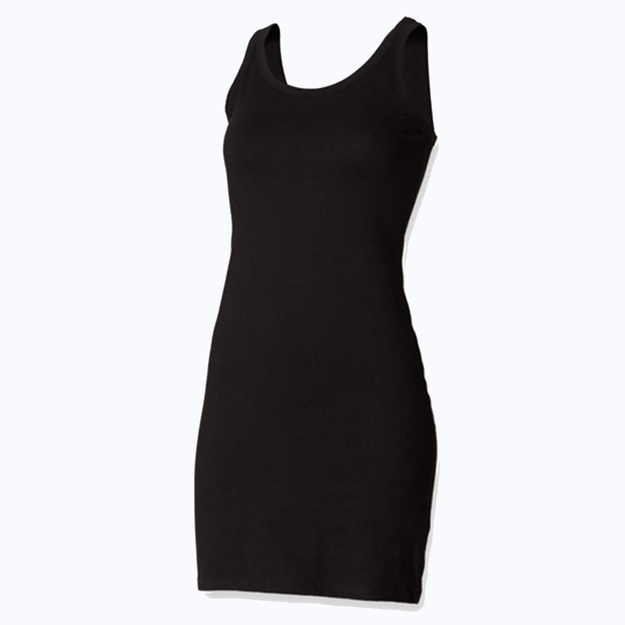 SF Women Women´s Stretch Vest Dress Black XL (SF104)