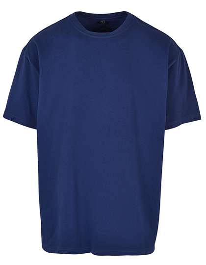 Build Your Brand Heavy Oversize Tee Dark Blue XS (BY102)