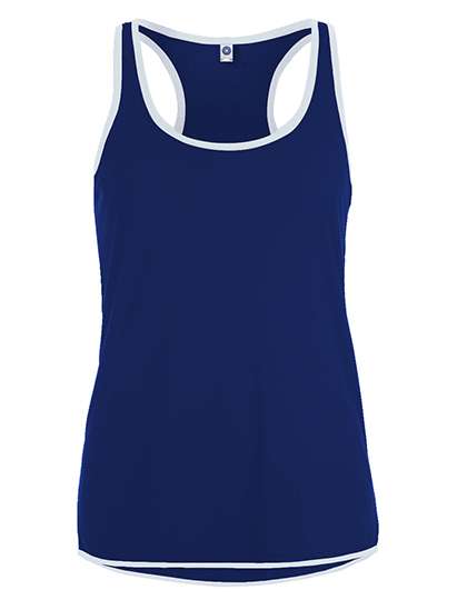 Starworld Ladies´ Contrast Sports Vest Deep Royal/White XL (SW405)