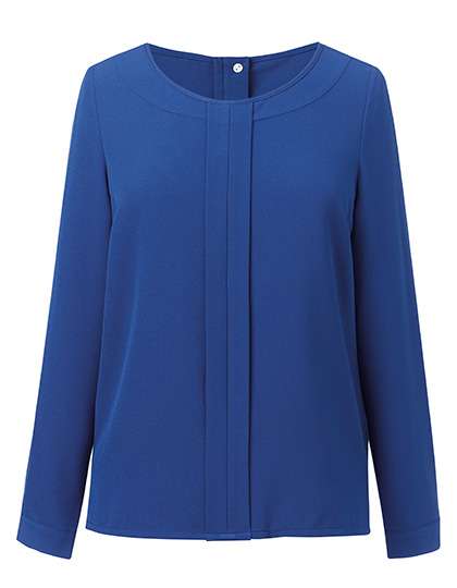 Brook Taverner Women´s Roma Long Sleeve Blouse Royal Blue 20 (48) (BR802)