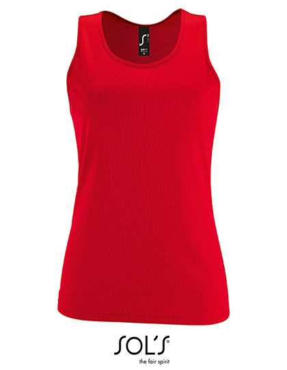 SOL´S Women´s Sports Tank Top Sporty Red S (L02117)