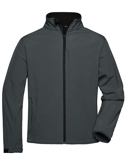 James&Nicholson Men´s Softshell Jacket Carbon XL (JN135)