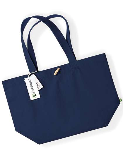 Westford Mill EarthAware® Organic Marina Bag French Navy 34 x 34 x 17 cm (WM850)