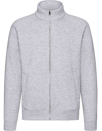 Fruit of the Loom Premium Sweat Jacket Heather Grey L (F457)