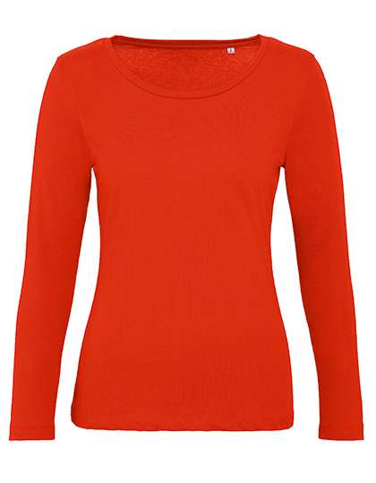 B&C Inspire Long Sleeve T /Women_° Fire Red XS (BCTW071)