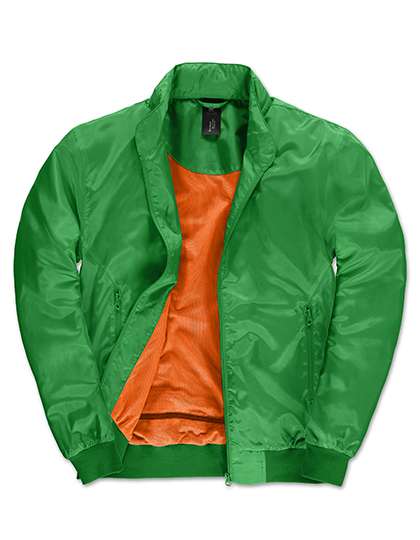 B&C COLLECTION Men´s Jacket Trooper Real Green/Neon Orange 3XL (BCJM963)