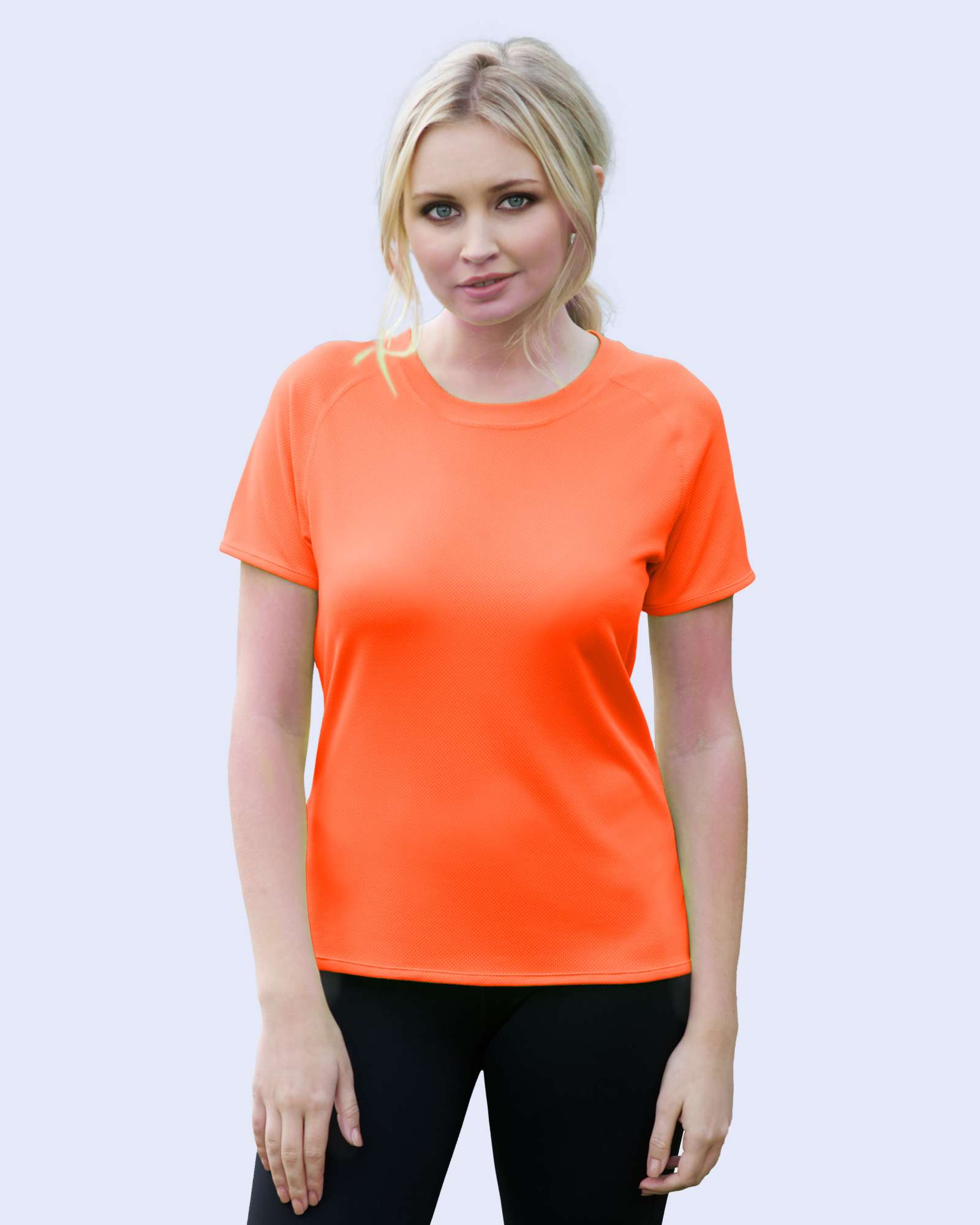 Starworld Ladies´ Sport T-Shirt Fluorescent Green S (SW403)