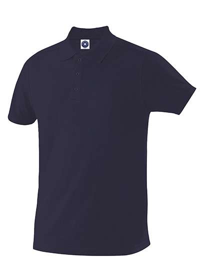 Starworld Men´s Organic Cotton Piqué Polo Deep Navy M (SW160)