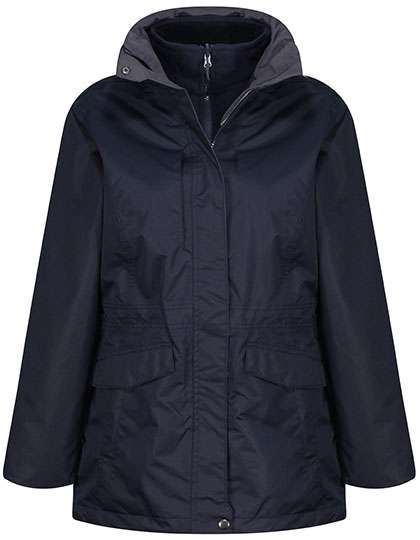 Regatta Professional Women´s Benson III Breathable 3 in 1 Jacket Navy 36 (10) (RG148)