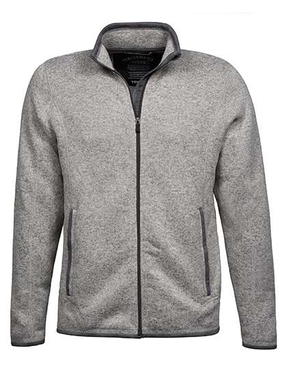 Tee Jays Men´s Outdoor Fleece Jacket Grey Melange S (TJ9615)