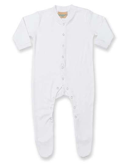 Larkwood Baby Sleepsuit White 0/6 Monate (LW050)