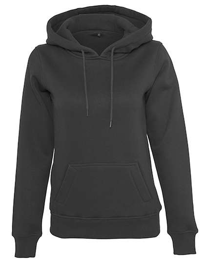 Build Your Brand Ladies´ Organic Hoody Black S (BY139)