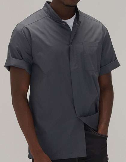 Le Chef Prep Men´s Prep Shirt Storm Grey/Black XS (LF120M)