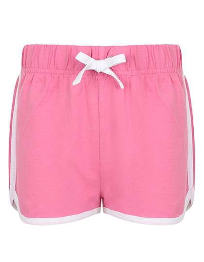 SF Minni Kids´ Retro Shorts Bright Pink/White 9/10 Jahre (SM69)