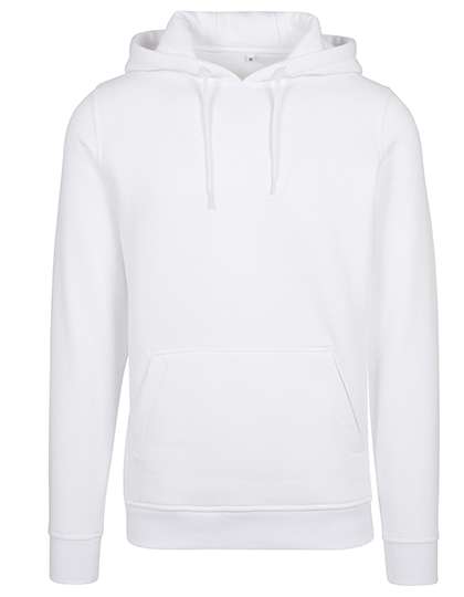 Build Your Brand Organic Hoodie White M (BY137)