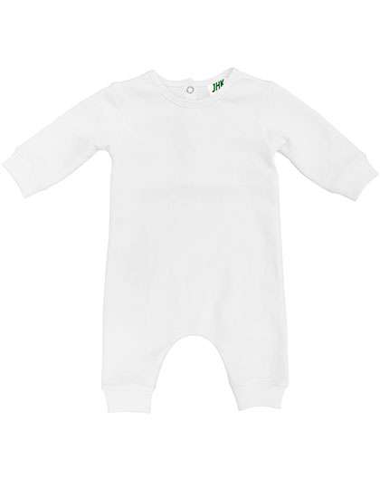 JHK Baby Playsuit Long Sleeve White 6 Monate (JHK325)