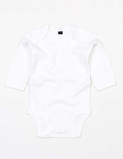 Babybugz Baby Long Sleeve Bodysuit White 6-12 Monate (BZ30)