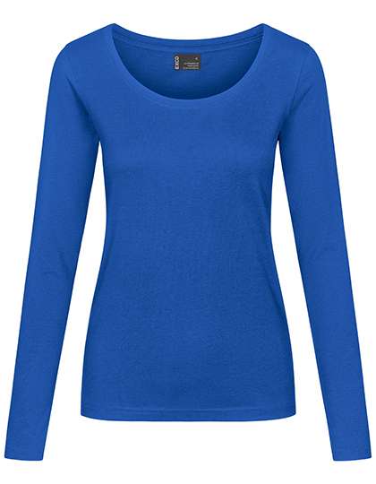 EXCD by Promodoro Women´s T-Shirt Long Sleeve Cobalt Blue S (CD4095)