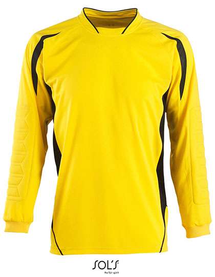 SOL´S Kids´ Goalkeepers Shirt Azteca Lemon/Black 10-12 Jahre (LT90209)