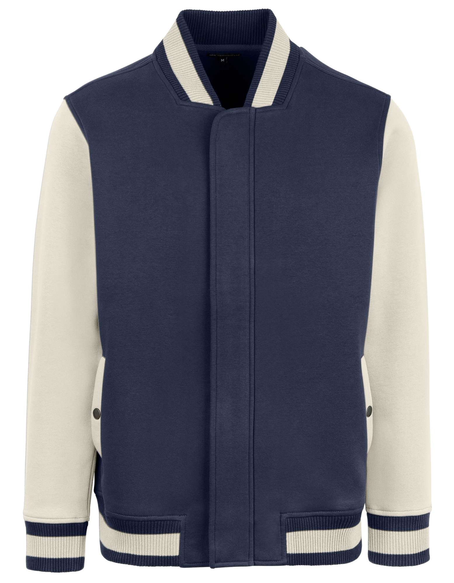 HRM Men´s Premium College Jacket Navy/Off White XXL (HRM709)