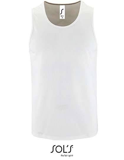 SOL´S Men´s Sports Tank Top Sporty White XXL (L02073)