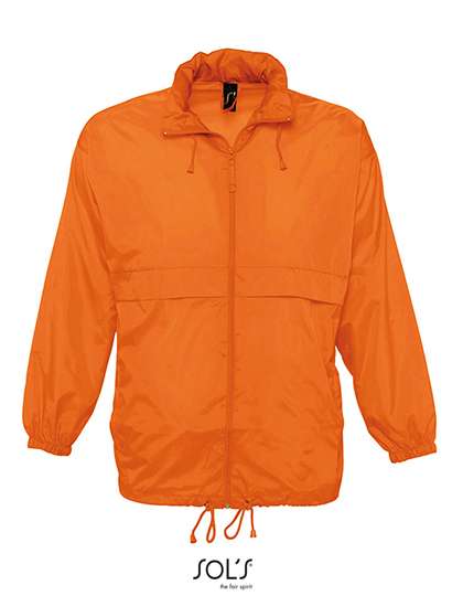 SOL´S Unisex Windbreaker Surf Jacket Orange XL (L889)