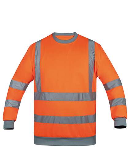 Korntex Hi-Vis Workwear Sweatshirt Limerick Signal Orange 3XL (KX324)