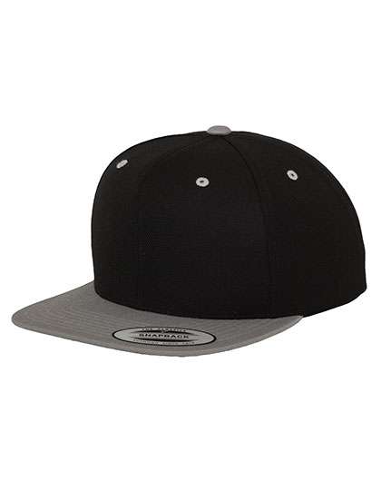 FLEXFIT Classic Snapback 2-Tone Black/Silver One Size (FX6089MT)