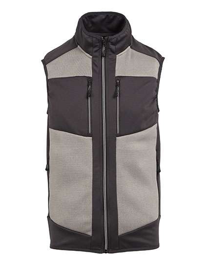 Regatta Professional E-volve Unisex Knit Effect Stretch Bodywarmer Mineral Grey/Ash (Heather) XXL (RG914)