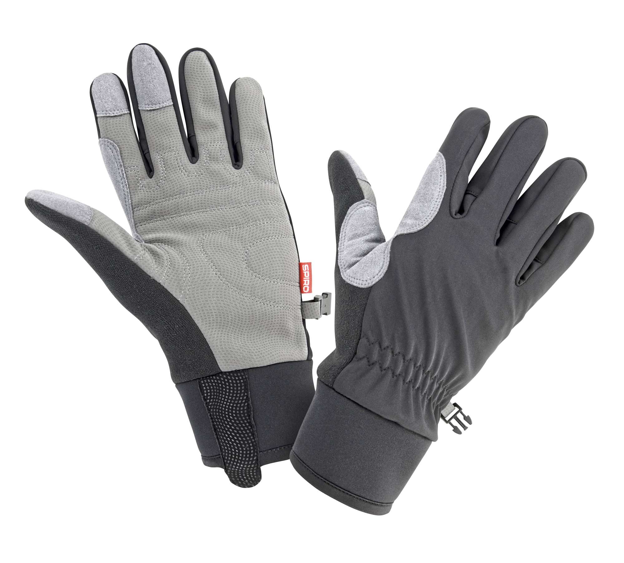 SPIRO Unisex Bikewear Long Gloves Black/Grey XS (RT258)