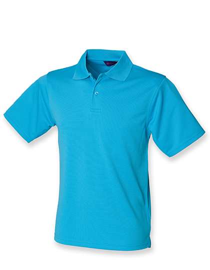 Henbury Men´s Coolplus® Wicking Polo Shirt Turquoise XL (W475)