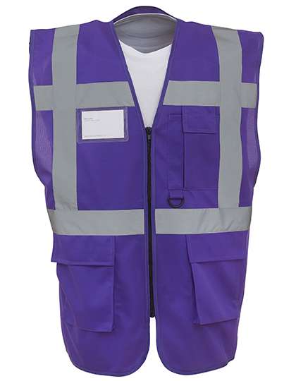 YOKO Multi-Functional Executive Waistcoat Purple S (YK801)