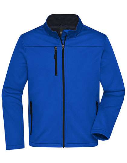 James&Nicholson Men´s Softshell Jacket Nautic Blue M (JN1172)