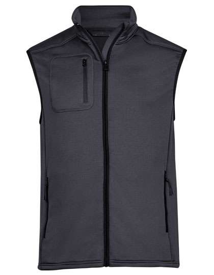 Tee Jays Stretch Fleece Bodywarmer Dark Grey (Solid) S (TJ9104)