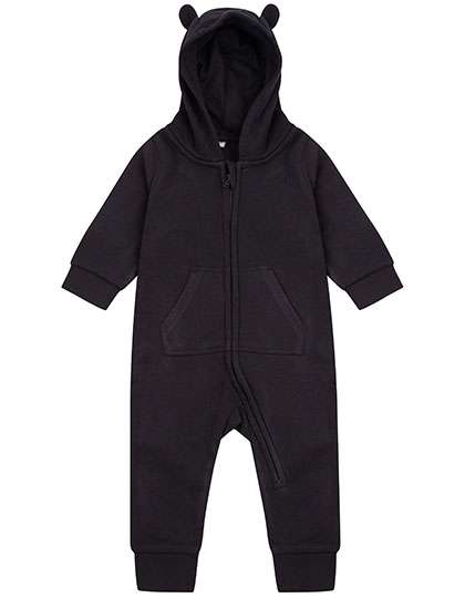 Larkwood Toddler Fleece All In One Black 18/24 Monate (LW070)