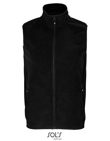 SOL´S Unisex Factor Zipped Fleece Bodywarmer Black 4XL (L03822)