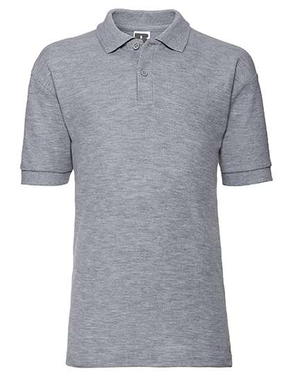 Russell Kids´ Classic Polycotton Polo Light Oxford (Heather) 104 (S) (Z539K)