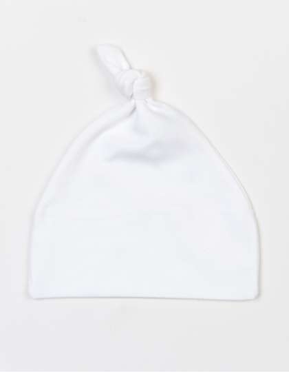 Babybugz Baby One Knot Hat White One Size (BZ15)