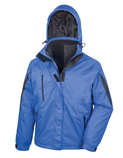 Result Men´s 3-in-1 Journey Jacket With Soft Shell Inner Royal/Black XXL (RT400)