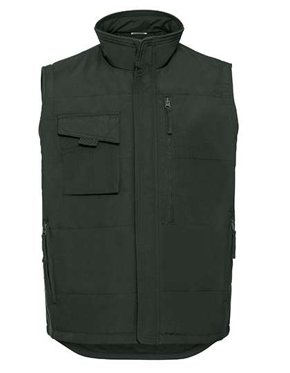 Russell Heavy Duty Workwear Gilet Bottle Green XS (Z014)