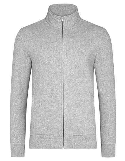 HRM Men´s Premium Full-Zip Sweat Jacket Grey Melange 5XL (HRM1001)