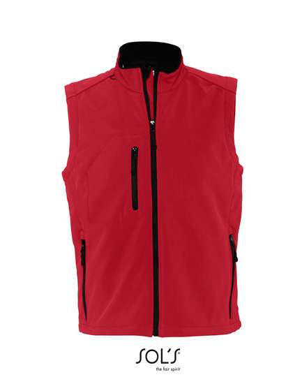 SOL´S Men´s Sleeveless Softshell Rallye Pepper Red XL (L846)