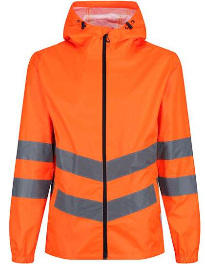 Regatta High Visibility Pro Hi-Vis Packaway Jacket Orange S (RG497)