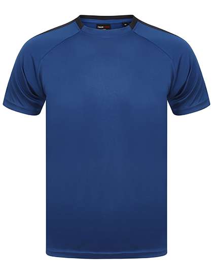 Finden+Hales Unisex Team T-Shirt Royal/Navy XL (FH290)