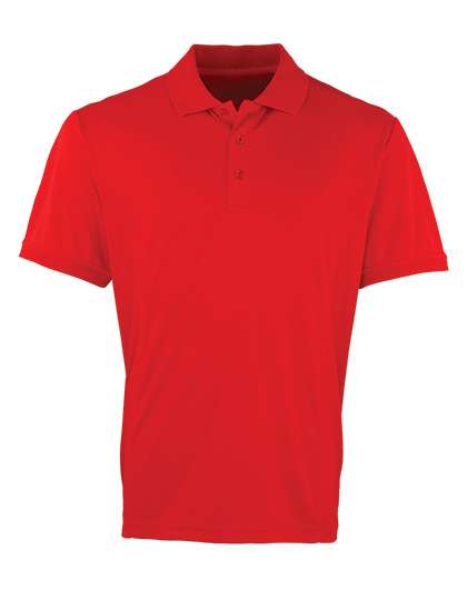 Premier Workwear Men´s Coolchecker® Piqué Polo Red (ca. Pantone 200C) S (PW615)