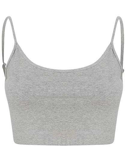 SF Women Women´s Sustainable Fashion Cropped Cami Top Heather Grey S (SF230)