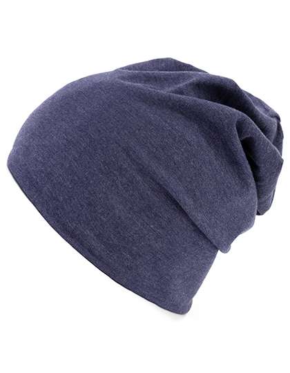 Brain Waves Organic Cotton 24/7 Beanie Heather Navy One Size (BW8021)