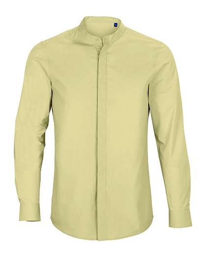 NEOBLU Men´s Mao Collar Shirt Bart Beige 5XL (NB3792)